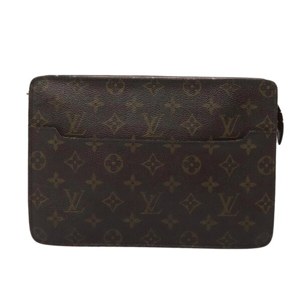 LOUIS VUITTON Monogram Pochette Homme Clutch Bag M51795 LV Auth ti1898 - Picture 12 of 14